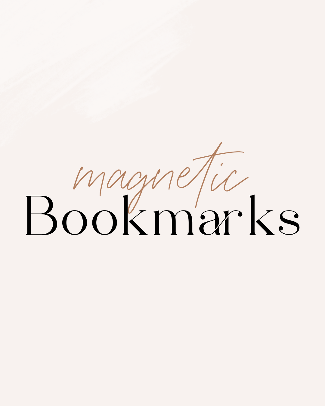 Magnetic Bookmarks