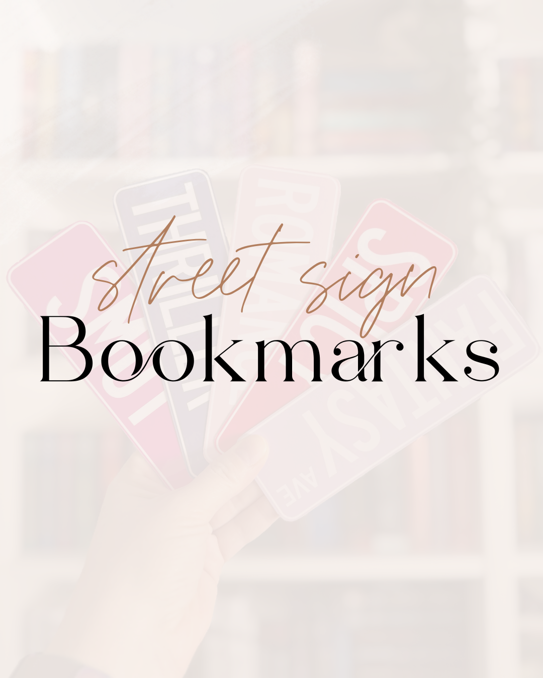 Street Sign Bookmarks