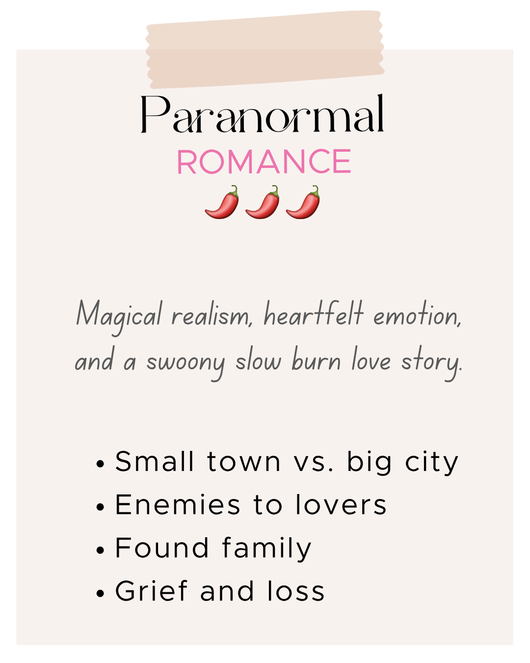 Paranormal Romance 1003 🌶️🌶️🌶️