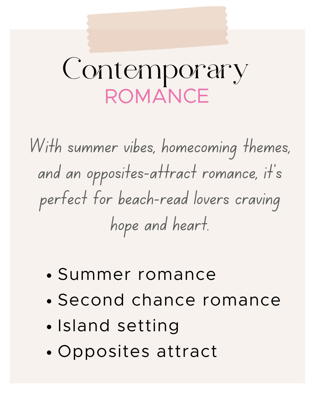 Contemporary Romance 1118