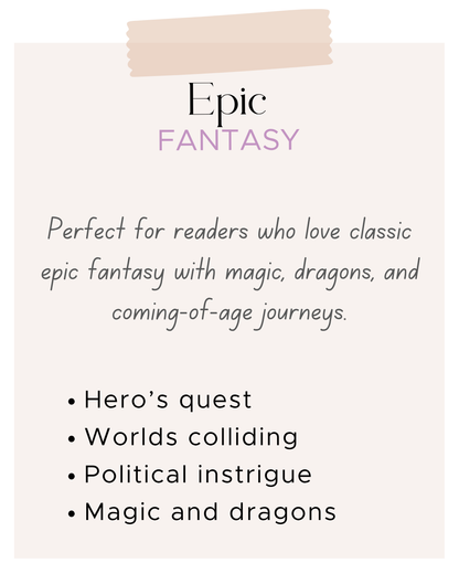 Adult Epic Fantasy 1180