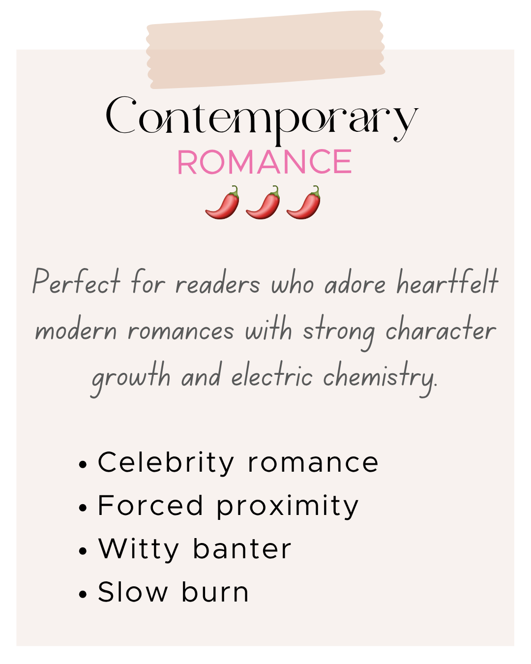 Contemporary Romance 1235 🌶️🌶️🌶️