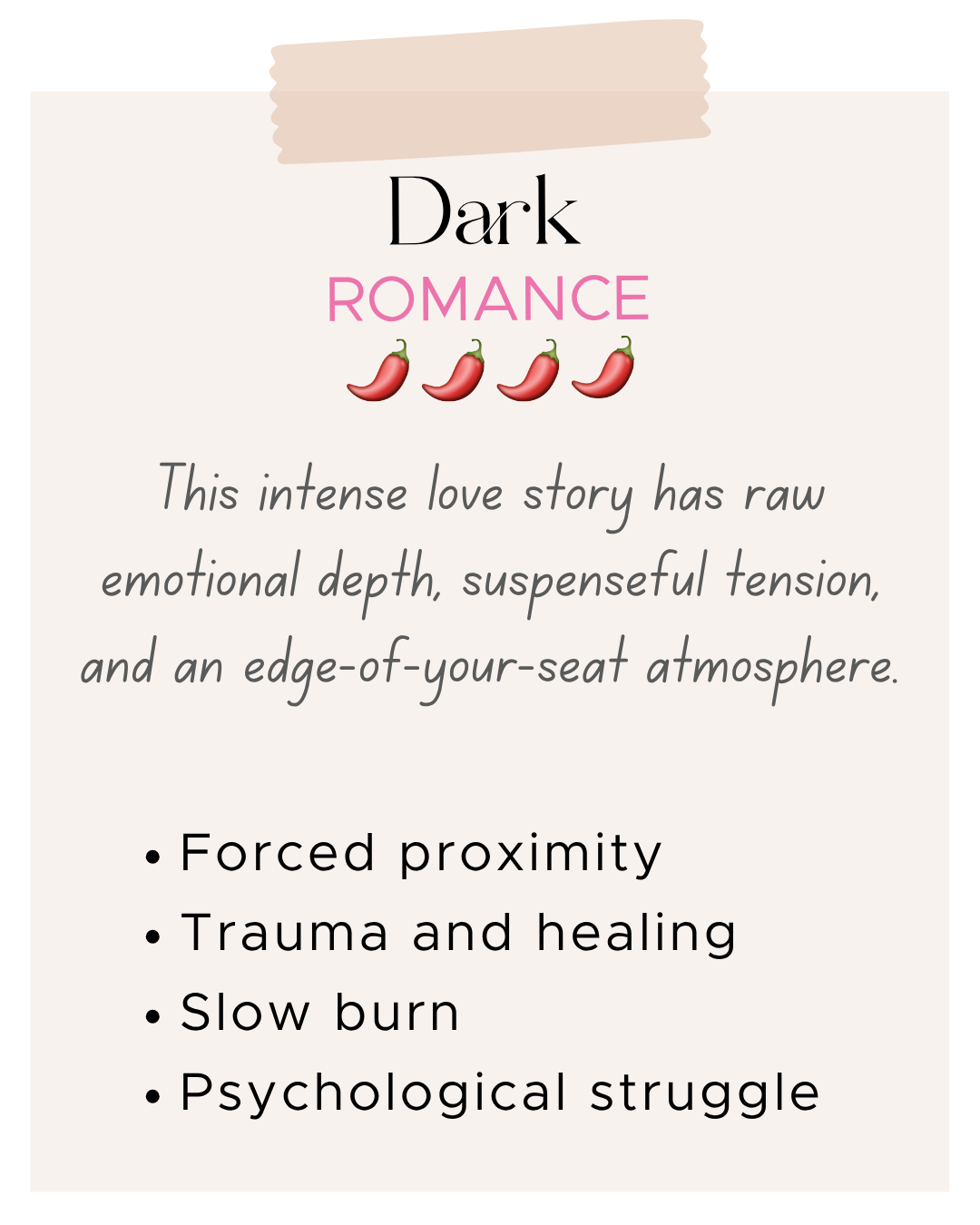 Dark Romance 1311 🌶️🌶️🌶️🌶️