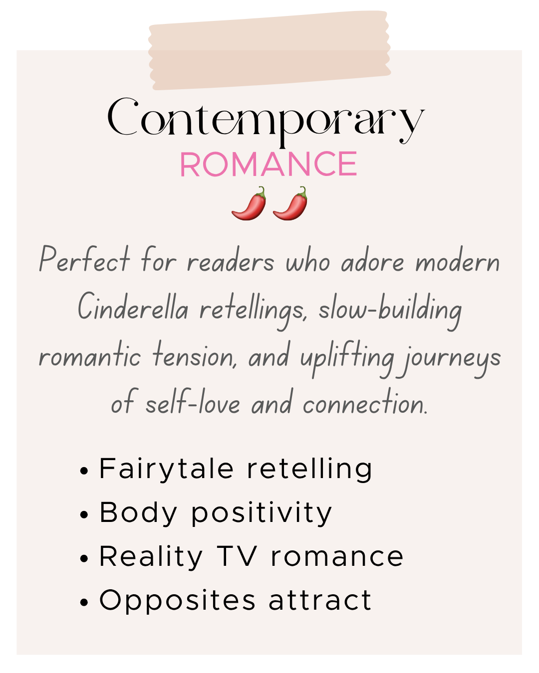 Contemporary Romance 1341 🌶️🌶️