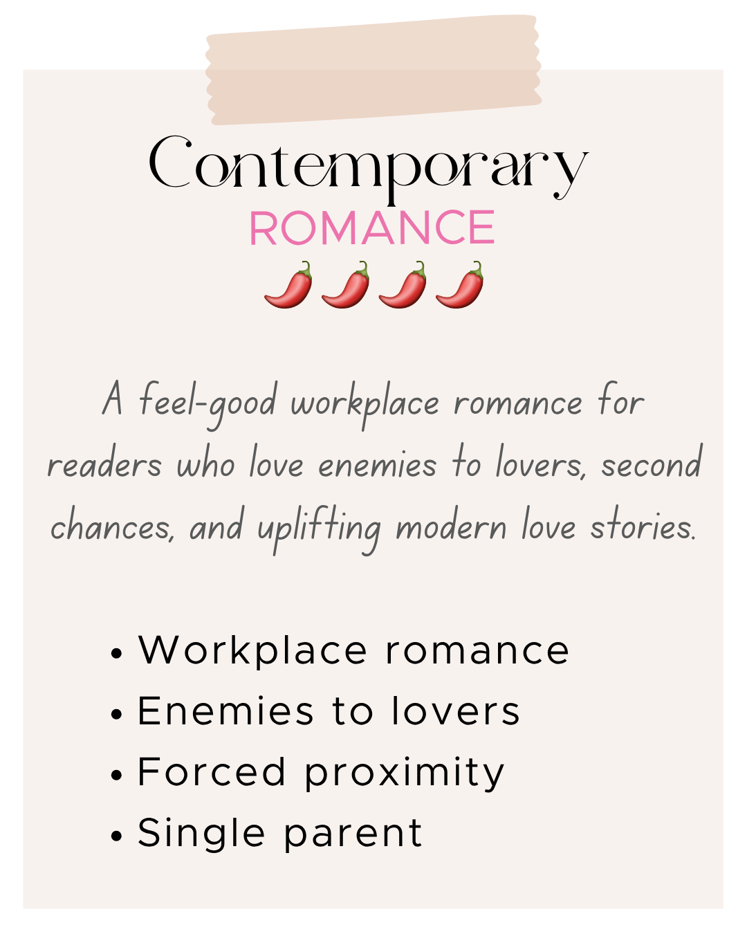 Contemporary Romance 1366 🌶️🌶️🌶️🌶️
