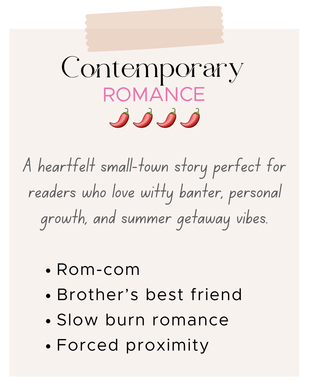 Contemporary Romance 1399 🌶️🌶️🌶️🌶️