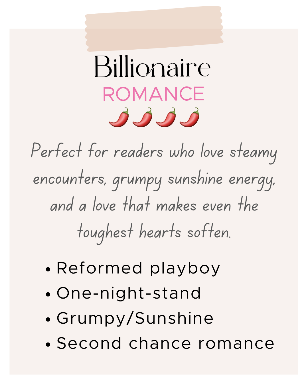Billionaire Romance 1408 🌶️🌶️🌶️🌶️