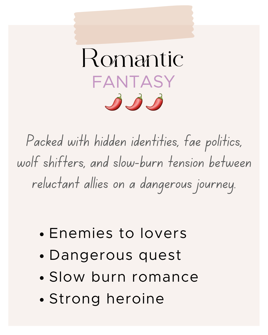 Romantasy 1418 🌶️🌶️🌶️