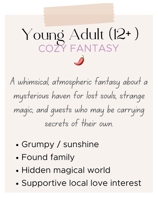 Young Adult Cozy Fantasy 1797 🌶️