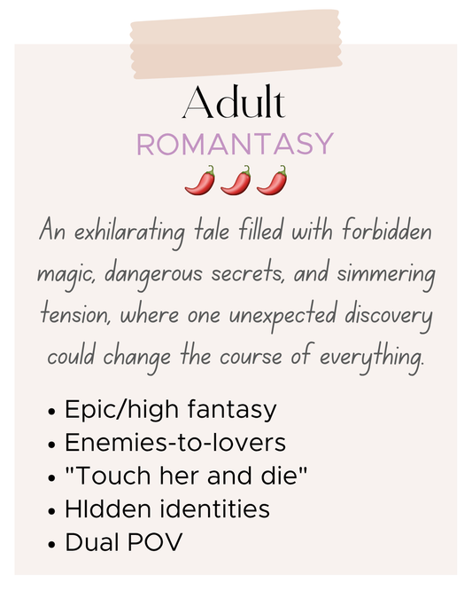 Adult Romantasy 1814 🌶️🌶️🌶️
