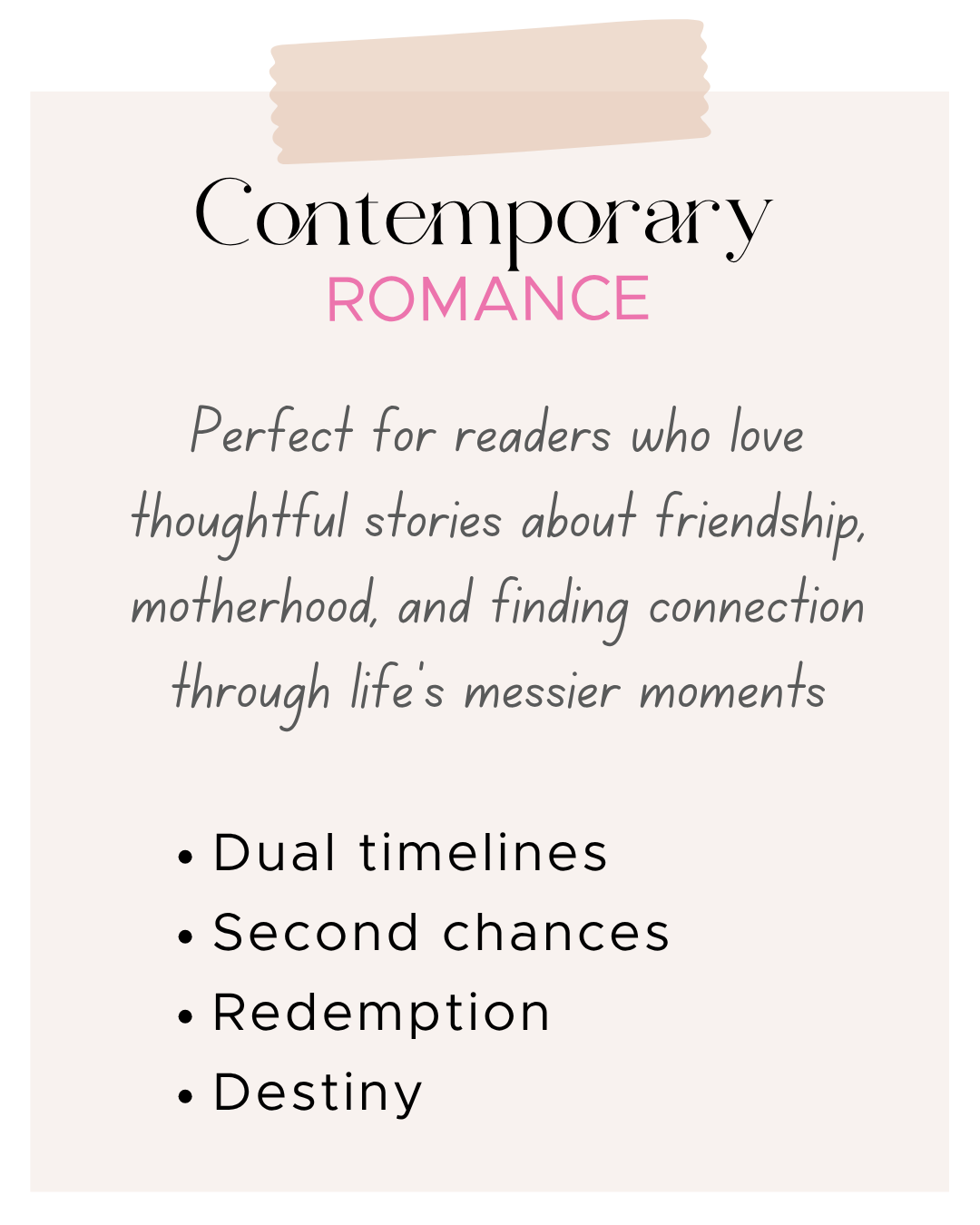 Contemporary Fiction/Romance 690