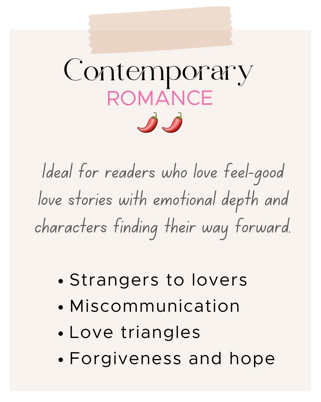 Contemporary Romance 982 🌶️🌶️