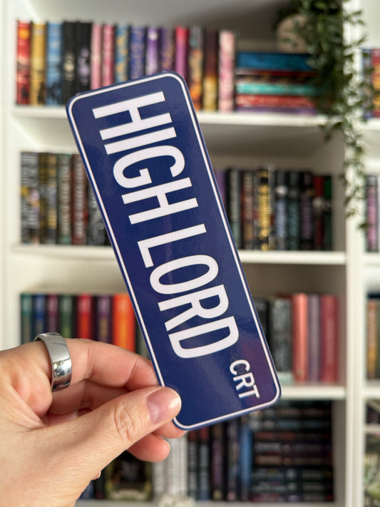 Street Sign Bookmark - High Lord Court