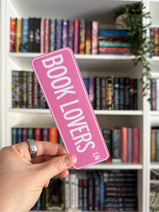 Street Sign Bookmark - Book Lovers Lane