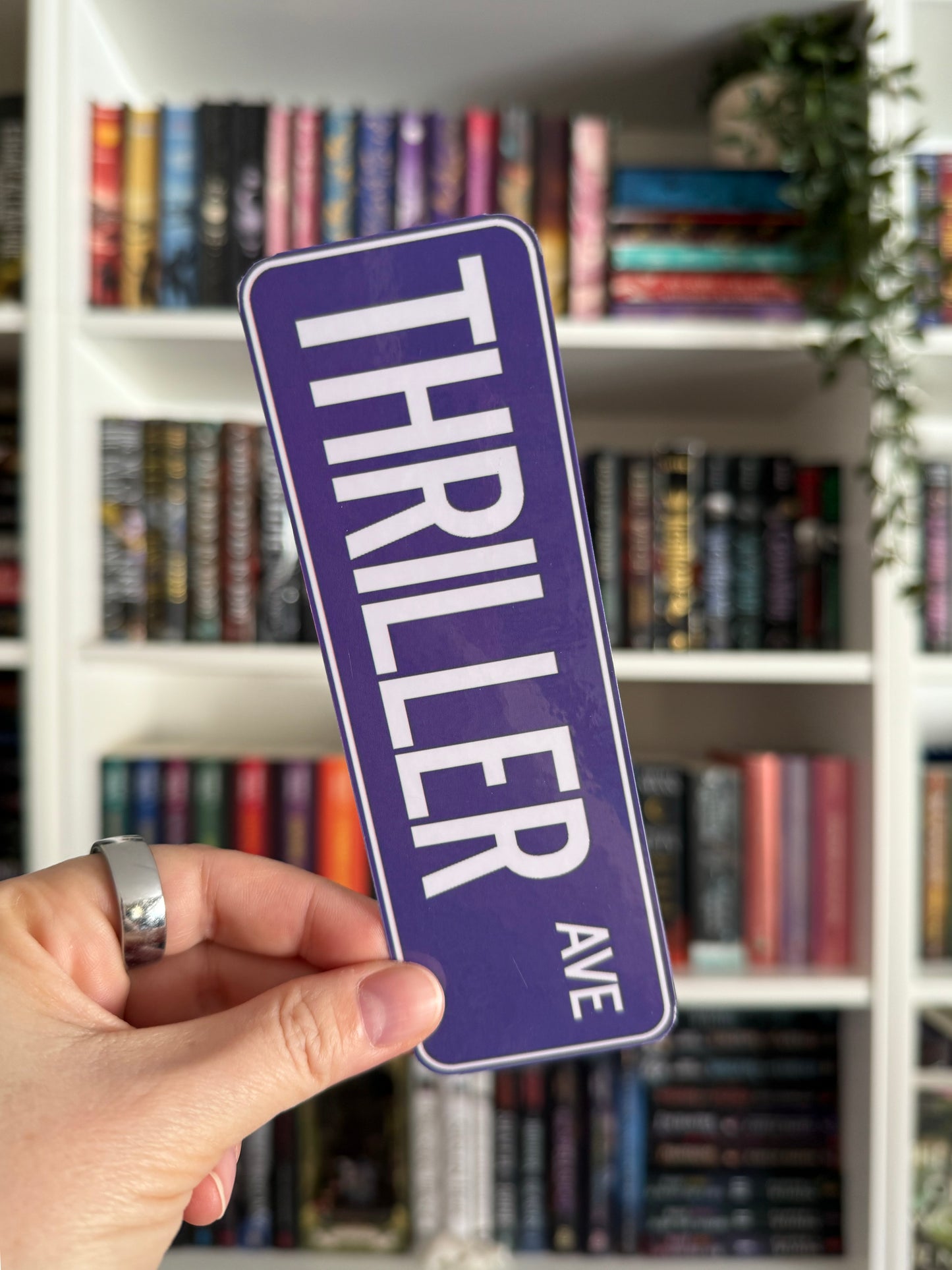 Street Sign Bookmark - Thriller Ave