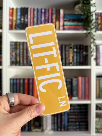 Street Sign Bookmark - Lit-Fic Lane