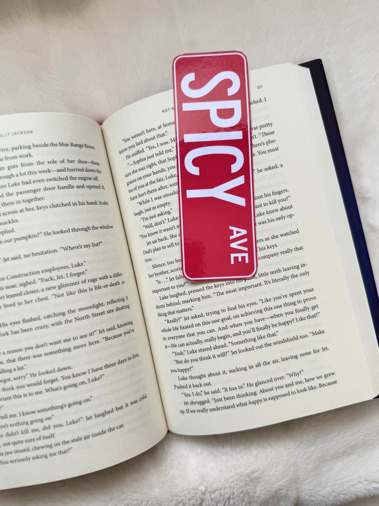 Street Sign Bookmark - Spicy Ave