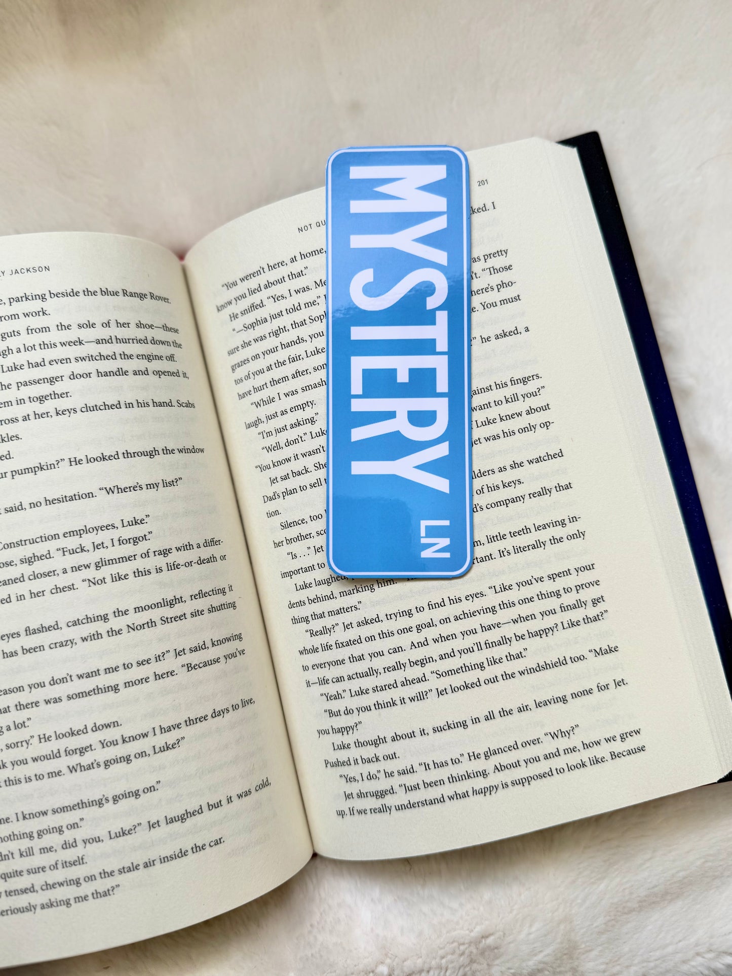 Street Sign Bookmark - Mystery Lane