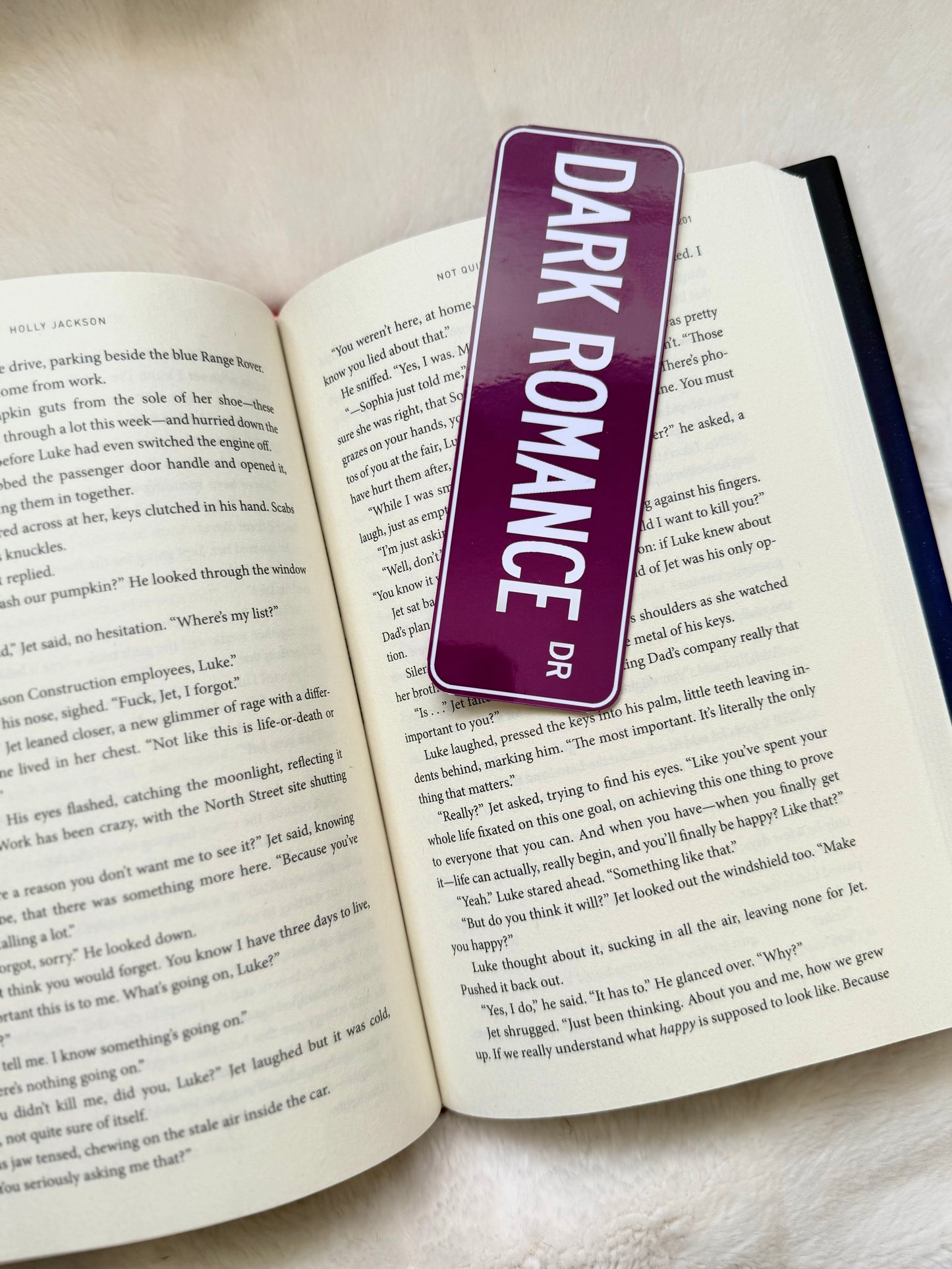 Street Sign Bookmark - Dark Romance Drive