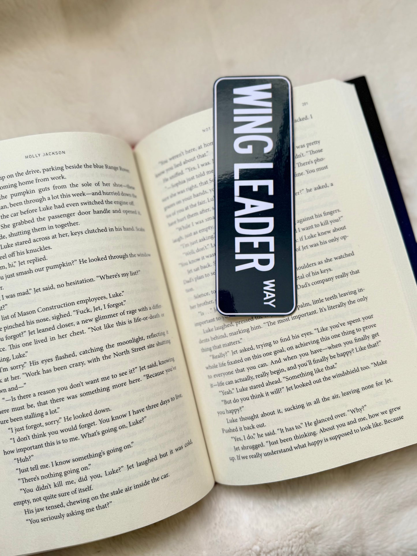 Street Sign Bookmark - Wing Leader Way