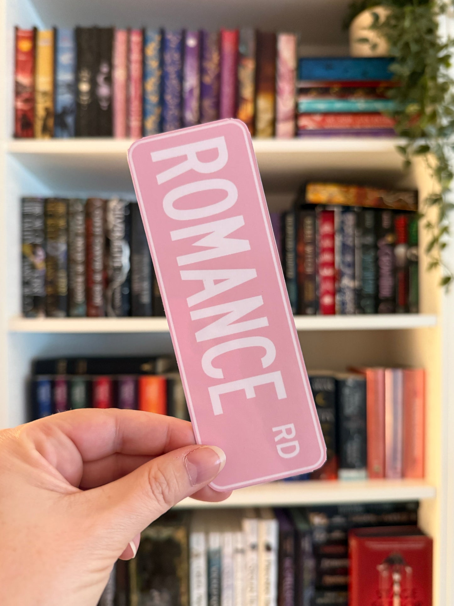 Street Sign Bookmark - Romance Road