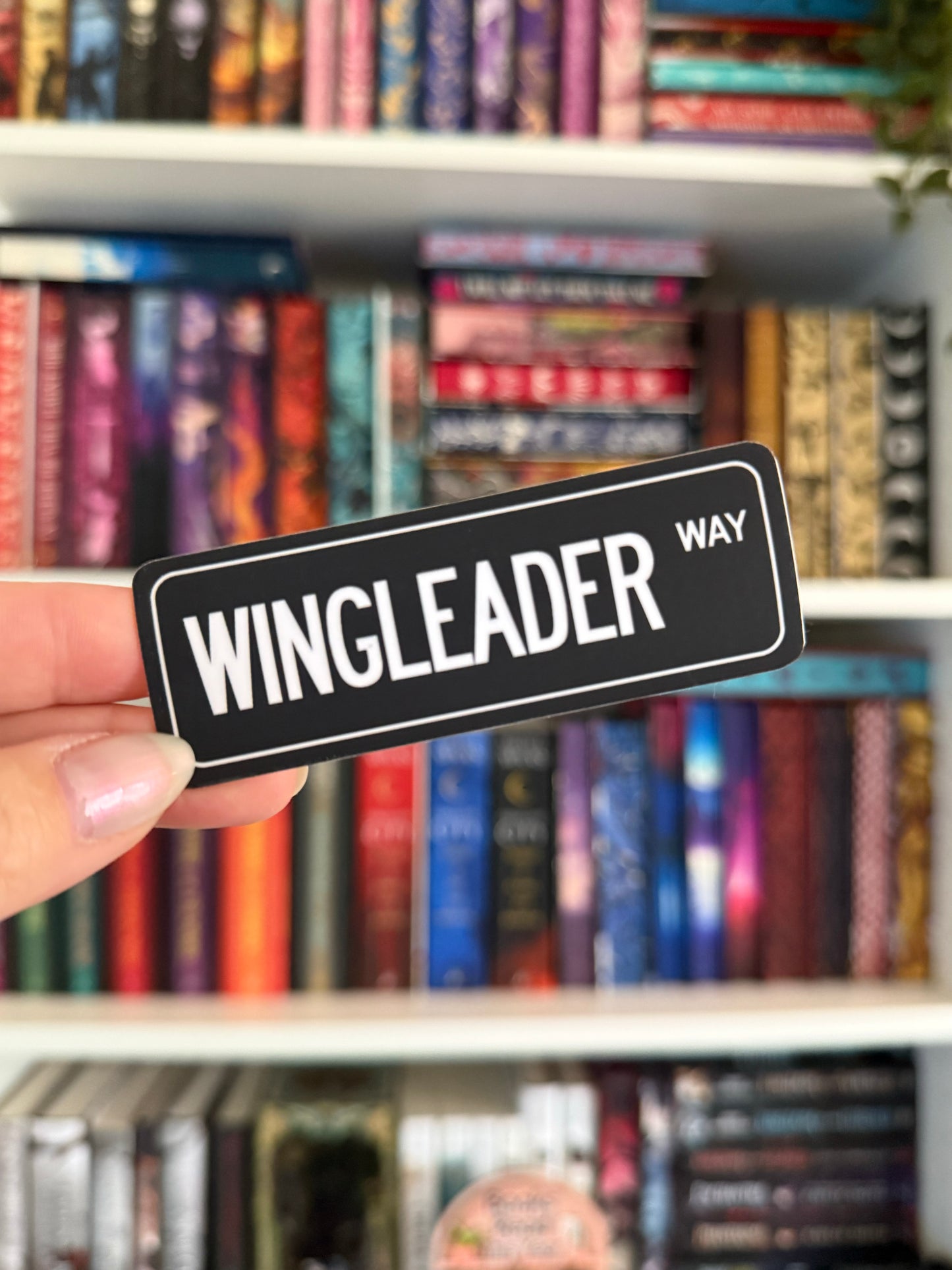 Street Sign Vinyl Sticker - Wingleader Way