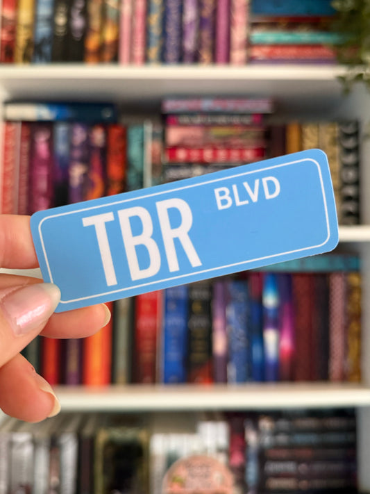 Street Sign Vinyl Sticker - TBR Blvd