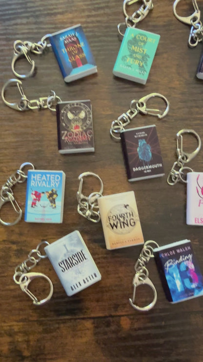 Custom Mini Book Kaychain
